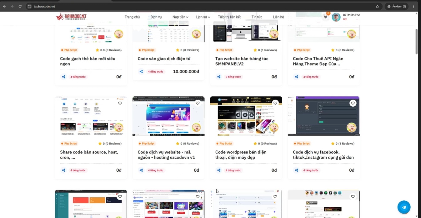  code bán mã nguồn hosting domain - Nguyễn Quang Lý